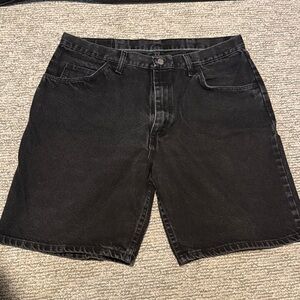 Wrangler Men's Black Jean Shorts